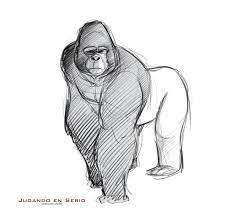 Gorilla For Dad Gorillas Art Character Design Animal Drawings