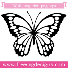 Free Svg Files Butterfly Silhouette Design At Www Freesvgdesigns Com Our Free Downloads Includes Otf Ttf S Butterflies Svg Butterfly Project Silhouette Free