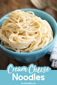Easy Cream Cheese Noodles Recipe Cheese Noodles Recipes Food