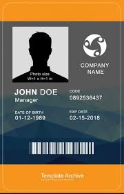 Illustrator ai (editable file) license: 16 Id Badge Id Card Templates Free Templatearchive