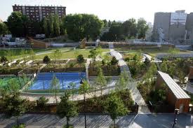 Jardin Serge Gainsbourg Paris New Urban Park Bridges A Highway To Unite Two Communities Urban Park Urban Architecture Parking Design