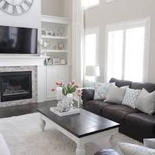 Neutral tones like beige, tan, and cream will go very well in a living room that has a chocolate brown sofa. 39 The Birth Of Dark Brown Couch Living Room Color Schemes Decorating Ideas 161 Brown Living Room Decor Grey Walls Living Room Leather Couches Living Room