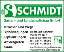 Willkommen bei marco schmidt garten und landschaftsbau! Konigs Bau Branchenbuch Schmidt Garten U Landschaftsbau Gmbh Geretsried