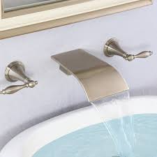 wall mounted bathroom sink faucet