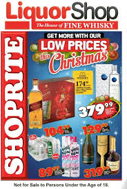 Shoprite Low Prices This Christmas Liquor Specials 23 Nov 2015 06 Dec 2015 Black Friday Specials Catalogues Deals Promotions Sale