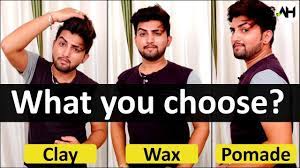 Finding the best hair styling product for your hairstyle depends on whether you want a flexible, medium or firm hold and shiny or matte look. Difference Between Hair Products Gel Vs Wax Vs Clay Vs Pomade Hindi Ft Awe Youtube