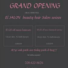 Tinley park, il — a fire that blazed through an apartment building in tinley park tuesday displaced four families and destroyed their belongings. El Salon Beauty Hair Salon Unisex Posts Facebook