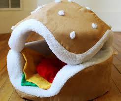 They are called hotdog buns because you want to put your wiener between them. Hamburger Pet Bed
