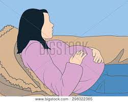 General practitioner, medical researcher, and founder of primehealth clinical research, iris gorfinkel, m.d., told bored panda it's actually shocking how little. Pregnant Woman Lying Vector Photo Free Trial Bigstock