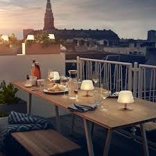 Sunlight Table Lamp Outdoor Lamp Balcony Design Outdoor Living Space Design