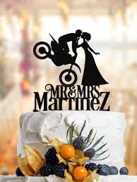Your biker wedding inside the new harley davidson store in las vegas can be as elegant or relaxed as you like. Motorcycle Wedding Cake Topper W Black Harley Davidson Funny Groom Top Bike Home Garden Patterer Wedding Supplies