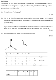 Solved Question 3 The Compound Bh3 Has A Trigonal Planar Chegg Com