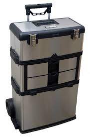 3 In 1 Suitcase Toolbox With Accents Tool Box Camping Tools Suitcase