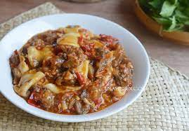 Seblak Daging Atau Oseng Mercon Resep Masakan Masakan Indonesia Makanan Dan Minuman