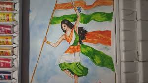 Independence Day Drawing In Watercolor 15th August Painting Republi Independence Day Drawing Earth Day Drawing Dancing Drawings Parrot beak temper tail aseel 31 august 2020. independence day drawing in watercolor