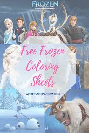 Frozen movie fans can color frozen characters, like anna, elsa, olaf & kristoff on this frozen coloring page. Disney S Frozen Free Frozen Coloring Sheets Let It Go Music Video Lyrics Disneyfrozen Winterandsparrow Com