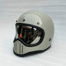 Coffee Racer Arts Custom M50 Vintage Racer Helmet Motorcycle Gear Helm Motorrad Motorrad Helm
