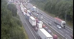 This is the moment a driver who attempted to use the hard shoulder to cut through a traffic jam on the m6 near preston is blocked. Daily Report Recap M6 Crash Traffic Travel And News Coventrylive