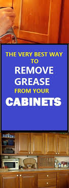 Remove Grease And Built Up Grime From Cabinets At Home In A Jiffy The Aim Is To Not Damage The Surfac Clean Kitchen Cabinets Cleaning Cabinets Cleaning Grease