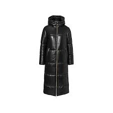 Leather Coat Black