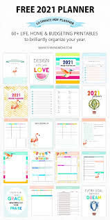 Monthly calendar 2021, printable calendar 2021 paper orientation: Free Planner 2021 In Pdf Design A Life You Love Free Planner Pages Daily Planner Printables Free Planner Printables Free