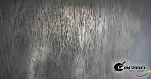 Neuartige Spachteltechnik In Stahlfarben Oberflachendesign Spachteltechnik Wande Spachteln