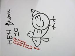 How To Draw Hen From Number Ten Kids Friendly Number Drawing Search Drawing Class For Kids Drawing Classes For Kids Numbers For Kids Drawing Tutorial Easy