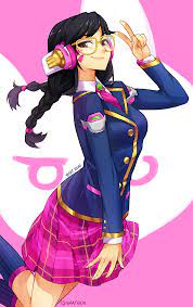 Artstation Academy Dva Viviane Matsukuma Overwatch Fan Art Capcom Art
