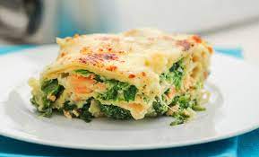 Lasagne salmone affumicato e robiola. Lasagne Al Salmone Con Crema Light Di Robiola Leitv