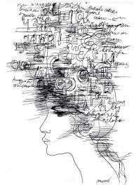 A Drawing By Momo Kapor Overthinking Art Artwork Abstract Artwork