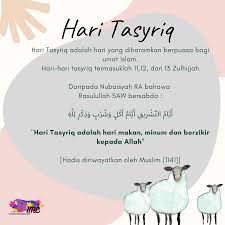 Hari saat wanita mengalami haid dan nifas juga termasuk dalam hari yang diharamkan puasa. Hari Tasyriq Adalah Hari Imc Interactive Muslimah Circle Facebook