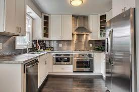 Inspiration From Kitchens With Stainless Steel Backsplashes Stainless Steel Kitchen Backsplash Trendy Kitchen Backsplash Stainless Steel Backsplash