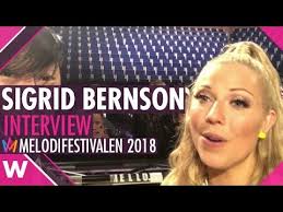 Hon har vunnit tävlingen flera gånger, bland annat tillsammans med en högaktuella artisten benjamin ingrosso. Sigrid Bernson Patrick Swayze Melodifestivalen 2018 Karlstad Interview Youtube