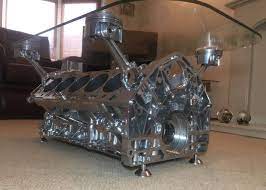 Handcrafted v10 engine block coffee table designed out of real engine, auto parts, pistons, metal, wood and legs on casters with led lights. Mancave On Twitter Bmw M5 V10 Engine Block Coffee Table See Ebay Listing Https T Co Tv3axm0kzd Bmw M5 E60 V10 Mancave Upcycled Recycled Https T Co Bufrxttzl1