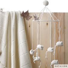 Crib Mobile Baby Autumn Winter Models Patterns Katia Com