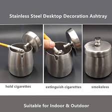 This diy outdoor storage idea starts with a basic dresser from ikea. Peroptimist Stainless Steel Indoor Outdoor Ashtray With Lid Windproof Cigarette Ash Tray Portable Tabletop Decoration Ashtrays Tyrant Gold Small Walmart Com Walmart Com