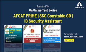 Mock Test Series 2019 Special Offer On Test Series For Afcat Ssc Gd Ib