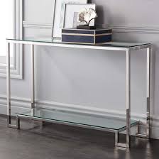 Krista 47 1 2 Wide Modern Glass Console Table 1m507 Lamps Plus Glass Console Table Console Table Contemporary Console Table