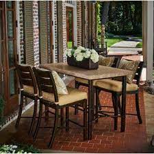 Counter Height Patio Table Wayfair Patio Table Outdoor Furniture Sets 7 Piece Dining Set