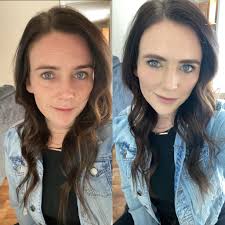 I spent the morning doing a bridal makeup demo