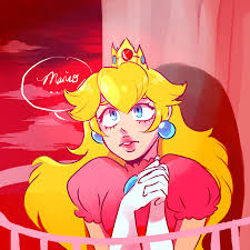 Wrow Peachy Nintendo Princesspeach Fanart Baby game dev 3d artist art ig ⬇@thechromezone ˚₊⁎⁺˳༚ header by @blkpnkprincess.