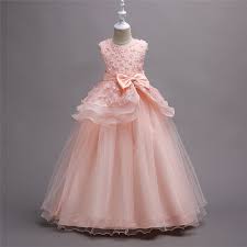 New Teenage Girls Dresses Kids Princess Lace Gowns Girls Dresses Children 5 6 7 8 9 10 11 Princess Flower Girl Dresses Flower Girl Dresses Girl Princess Dress