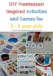 Diy Montessori Inspired Activities And Games For 3 5 Year Olds Montessori Activities Preschool Montessori Toddler Activities Activities For 5 Year Olds