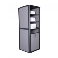 Commercial Pool Towel Valet Synthetic Wood Hotel Towel Valets T2 Site Amenities