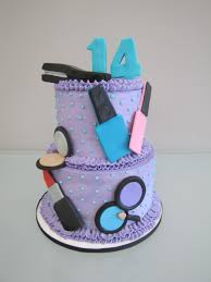 Girlie birthday cakes birthday cake for mum makeup birthday cakes birthday cake maker teen birthday 13th birthday teen i made this cake for a woman turning 70. Girly Makeup Birthday Cake Cakecentral Com