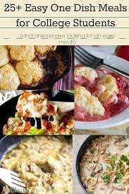 One Dish Recipes For College Students Student Recipes Easy Meals Food Dishes