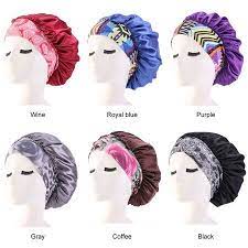 Hirigin Adjust Women Bonnet Cap Salon Shower Sleep Hair Head Cover Wide Band Elastic Hat Walmart Com In 2021 Hair Bonnet Cap Hair Hair Cover