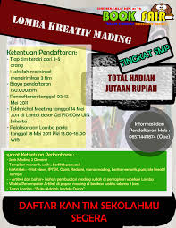 Biro humas & kip ui kampus ui depok 16424 indonesia. Lomba Mading Tingkat Smp Diesnatalieskpi21