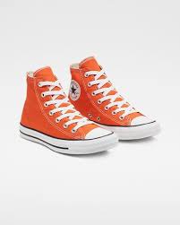 Black And Orange Converse High Tops Chuck Taylor All Star Low High Top Converse Chuck Taylors Converse Chuck Taylor All Star