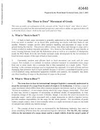 A specialized agency of the united nations. Https Documents Worldbank Org Curated En 187291468320952358 Pdf 404480gz0door1to1door01public1 Pdf